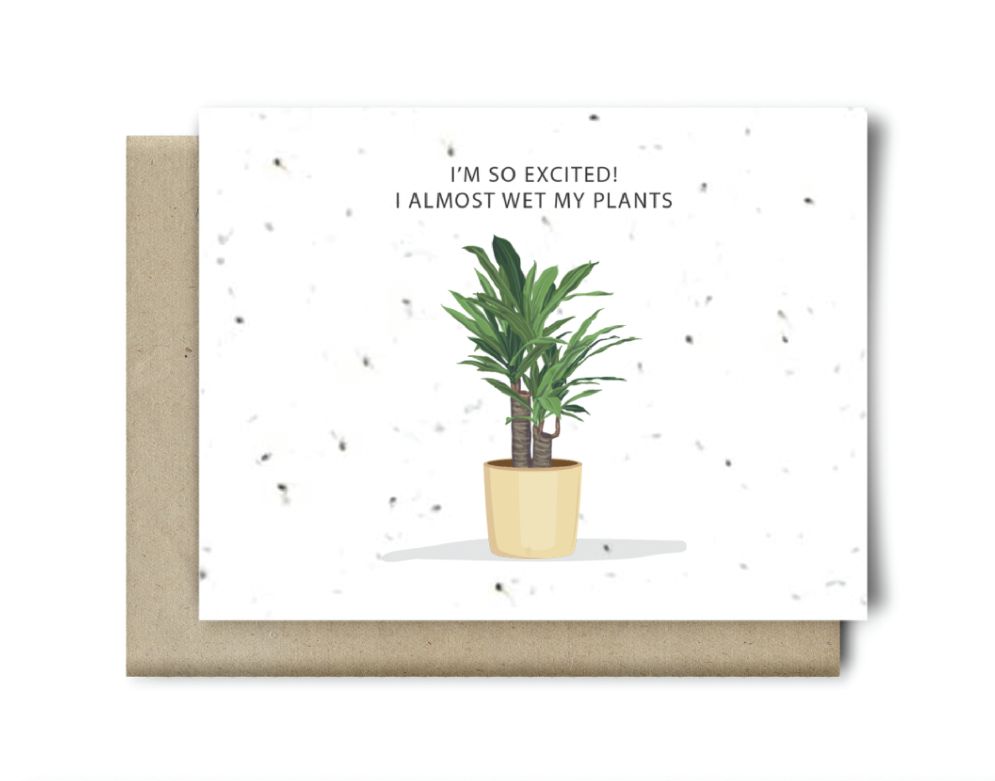 Excited Plantable Card