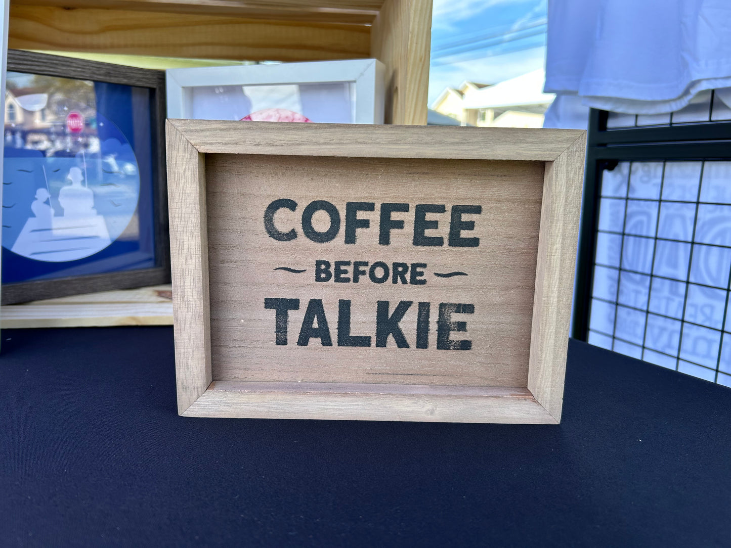 5x7 Coffee Before Talkie Frame