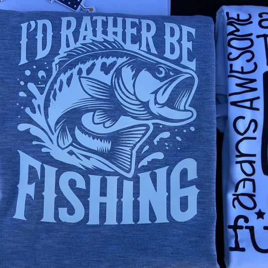 I’d Rather be Fishing T-Shirt