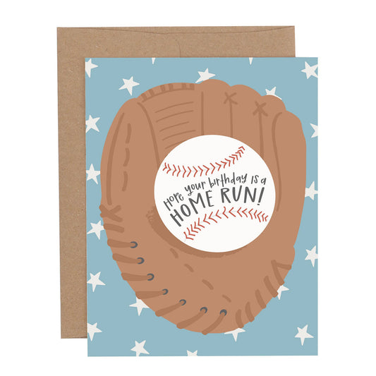 Home Run Birthday Greeting Card